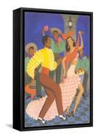 Cuban Dancers-null-Framed Stretched Canvas