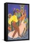 Cuban Dancers-null-Framed Stretched Canvas