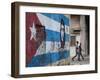 Cuban Flag Mural, Havana, Cuba-Jon Arnold-Framed Photographic Print