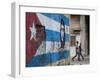 Cuban Flag Mural, Havana, Cuba-Jon Arnold-Framed Photographic Print