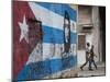 Cuban Flag Mural, Havana, Cuba-Jon Arnold-Mounted Photographic Print