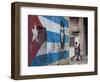 Cuban Flag Mural, Havana, Cuba-Jon Arnold-Framed Photographic Print