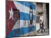 Cuban Flag Mural, Havana, Cuba-Jon Arnold-Mounted Photographic Print