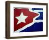 Cuban Flag Painted on Wall, Varadero, Matanzas, Cuba-Martin Lladã³-Framed Photographic Print