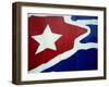 Cuban Flag Painted on Wall, Varadero, Matanzas, Cuba-Martin Lladã³-Framed Photographic Print