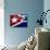 Cuban Flag Painted on Wall, Varadero, Matanzas, Cuba-Martin Lladã³-Photographic Print displayed on a wall