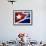 Cuban Flag Painted on Wall, Varadero, Matanzas, Cuba-Martin Lladã³-Framed Photographic Print displayed on a wall