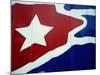 Cuban Flag Painted on Wall, Varadero, Matanzas, Cuba-Martin Lladã³-Mounted Photographic Print