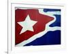 Cuban Flag Painted on Wall, Varadero, Matanzas, Cuba-Martin Lladã³-Framed Photographic Print