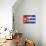 Cuban Flag-daboost-Stretched Canvas displayed on a wall