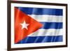 Cuban Flag-daboost-Framed Art Print