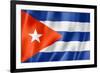 Cuban Flag-daboost-Framed Art Print