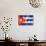 Cuban Flag-daboost-Art Print displayed on a wall