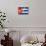 Cuban Flag-daboost-Stretched Canvas displayed on a wall