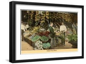 Cuban Fruit Store-null-Framed Art Print