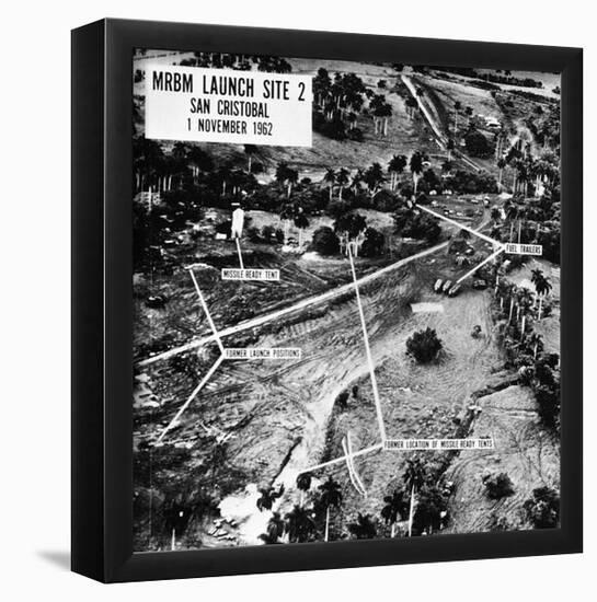Cuban Missile Crisis (Missile Launch Sites) Poster-null-Framed Poster