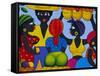 Cuban Painting, Havana, Cuba, West Indies, Central America-Gavin Hellier-Framed Stretched Canvas
