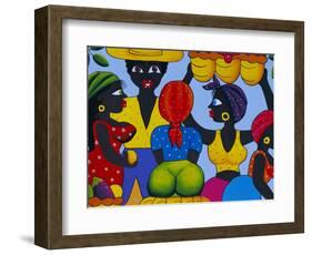 Cuban Painting, Havana, Cuba, West Indies, Central America-Gavin Hellier-Framed Photographic Print