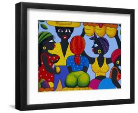 Cuban Painting, Havana, Cuba, West Indies, Central America-Gavin Hellier-Framed Photographic Print