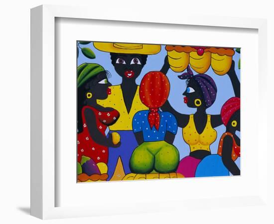 Cuban Painting, Havana, Cuba, West Indies, Central America-Gavin Hellier-Framed Photographic Print