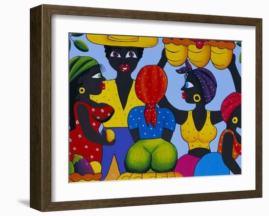 Cuban Painting, Havana, Cuba, West Indies, Central America-Gavin Hellier-Framed Photographic Print