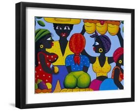 Cuban Painting, Havana, Cuba, West Indies, Central America-Gavin Hellier-Framed Photographic Print