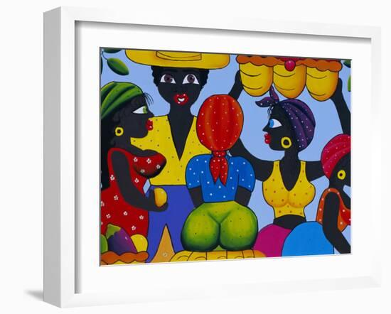 Cuban Painting, Havana, Cuba, West Indies, Central America-Gavin Hellier-Framed Photographic Print