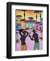 Cuban Painting, Havana, Cuba, West Indies, Central America-Gavin Hellier-Framed Photographic Print