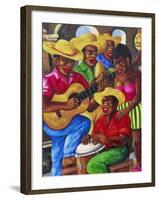 Cuban Paintings, Havana, Cuba, West Indies, Central America-Gavin Hellier-Framed Photographic Print