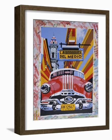 Cuban Paintings, Havana, Cuba, West Indies, Central America-Gavin Hellier-Framed Photographic Print