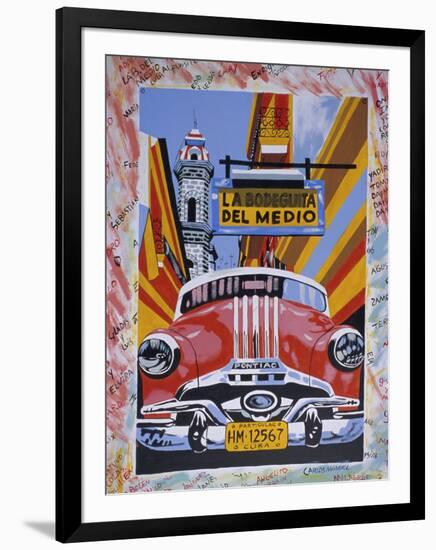 Cuban Paintings, Havana, Cuba, West Indies, Central America-Gavin Hellier-Framed Photographic Print