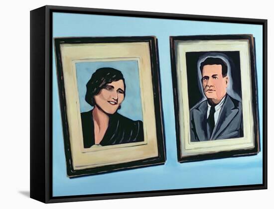 Cuban Portrait #2, 1996-Marjorie Weiss-Framed Stretched Canvas