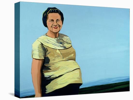 Cuban Portrait No.9, 1996-Marjorie Weiss-Stretched Canvas