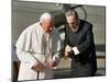 Cuban President Fidel Castro,And Pope John Paul II-null-Mounted Premium Photographic Print