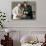 Cuban President Fidel Castro,And Pope John Paul II-null-Premium Photographic Print displayed on a wall