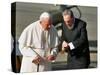 Cuban President Fidel Castro,And Pope John Paul II-null-Stretched Canvas