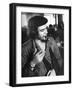 Cuban Rebel Ernesto "Che" Guevara, Left Arm in a Sling, Talking with Unseen Person-Joe Scherschel-Framed Premium Photographic Print