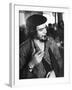 Cuban Rebel Ernesto "Che" Guevara, Left Arm in a Sling, Talking with Unseen Person-Joe Scherschel-Framed Premium Photographic Print