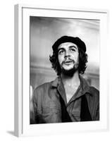 Cuban Rebel Ernesto "Che" Guevara with His Left Arm in a Sling-Joseph Scherschel-Framed Premium Photographic Print