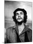 Cuban Rebel Ernesto "Che" Guevara with His Left Arm in a Sling-Joseph Scherschel-Mounted Premium Photographic Print