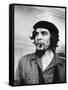 Cuban Rebel Ernesto "Che" Guevara with Lit Cigar Clenched Between Teeth and Left Arm in a Sling-Joe Scherschel-Framed Stretched Canvas