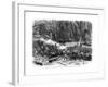 Cuban Rebels Fight the Spanish in Rio Hondo-null-Framed Giclee Print