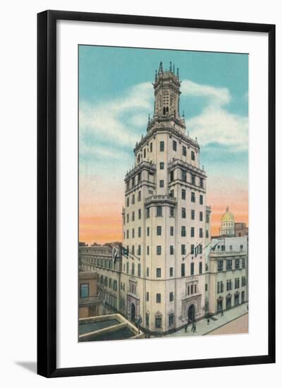 Cuban Telephone Company, Havana, Cuba, C1910-null-Framed Giclee Print