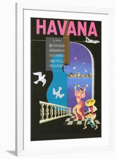 Cuban Travel Poster-null-Framed Art Print