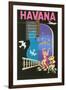 Cuban Travel Poster-null-Framed Art Print