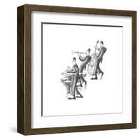 Cuban Trio-Roger Vilar-Framed Art Print