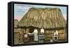Cuban Village-null-Framed Stretched Canvas