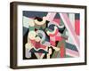 Cube Composition #1, 1925-26 (Oil & Pencil on Canvas)-Patrick Henry Bruce-Framed Giclee Print