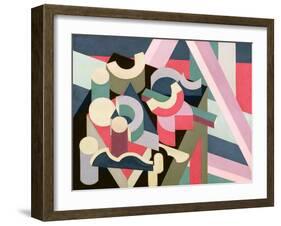 Cube Composition #1, 1925-26 (Oil & Pencil on Canvas)-Patrick Henry Bruce-Framed Giclee Print