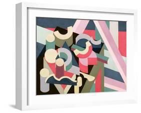 Cube Composition #1, 1925-26 (Oil & Pencil on Canvas)-Patrick Henry Bruce-Framed Giclee Print